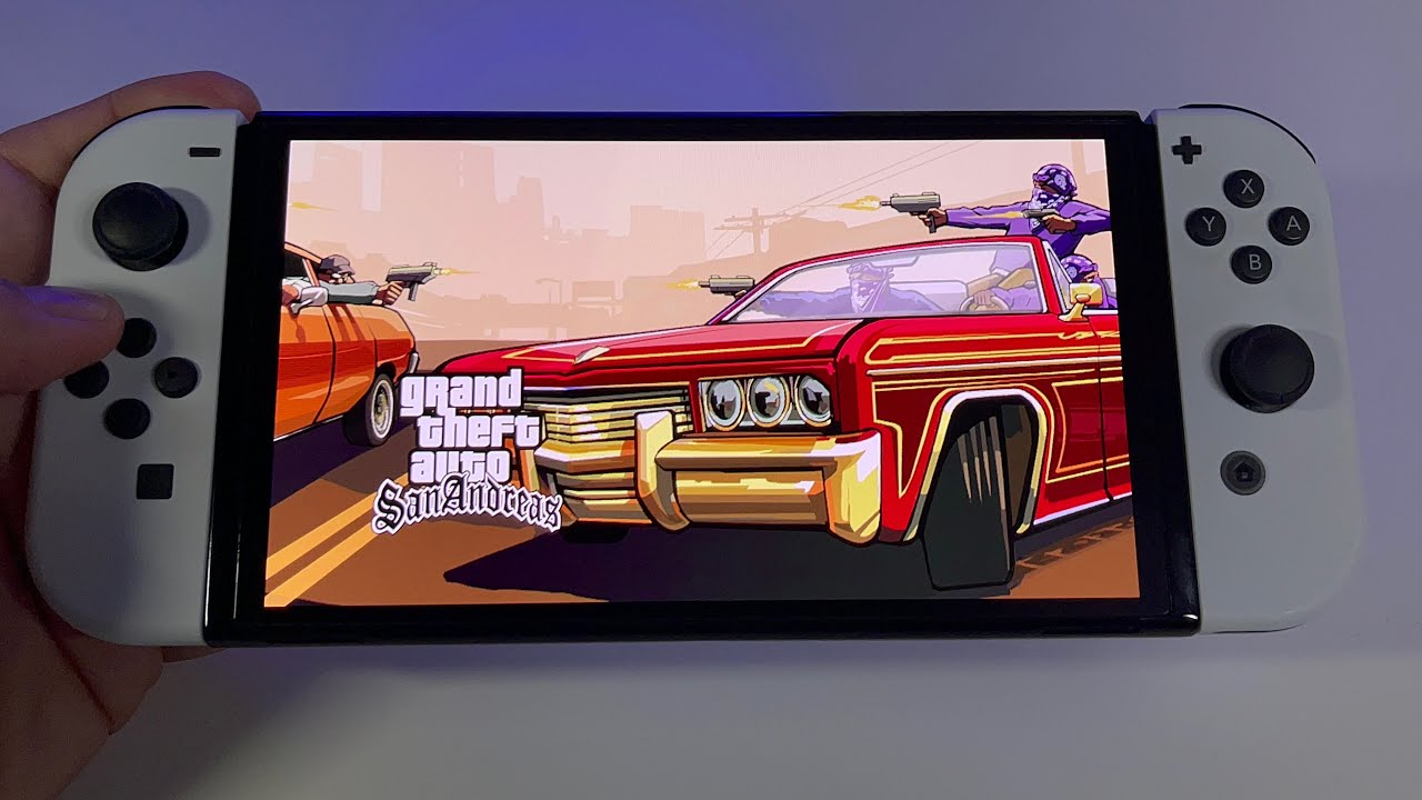 GTA San Andreas The Definitive Edition Nintendo Switch OLED Gameplay 