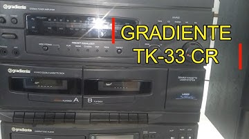 GRADIENTE TK-33CR . Colocando tudo para funcionar.