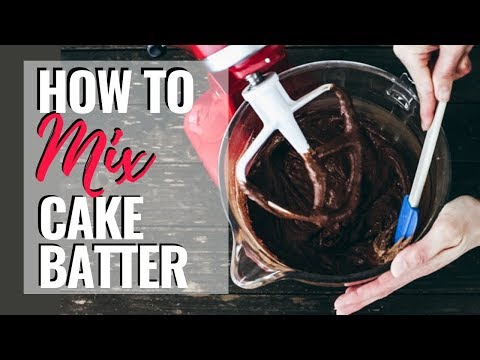 how-to-mix-cake-batter-(a-real-time-video)