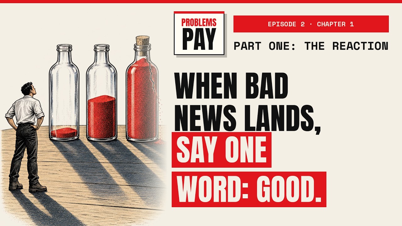 Robert Nikic: When Bad News Lands, Say "Good." | Problems Pay Audiobook, Ch. 1