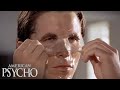 Get Ready with Patrick Bateman 🧴  #americanpsycho #christianbale