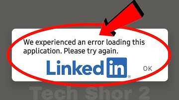 How to Fix LinkedIn We experieced an error Problem Solve