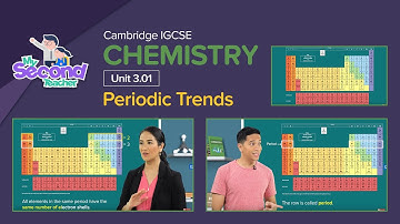 3 .01 Periodic Trends |Cambridge IGCSE Chemistry |  GCSE O Levels | My Second Teacher