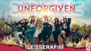 kpop In Public  One Take Le Sserafim unforgiven  Dance Cover By Fluorite