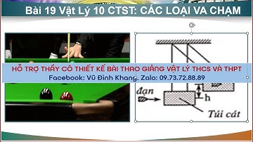 Bài 19 Các loại va chạm Vật Lý 10 CTST (Vũ Đình Khang)