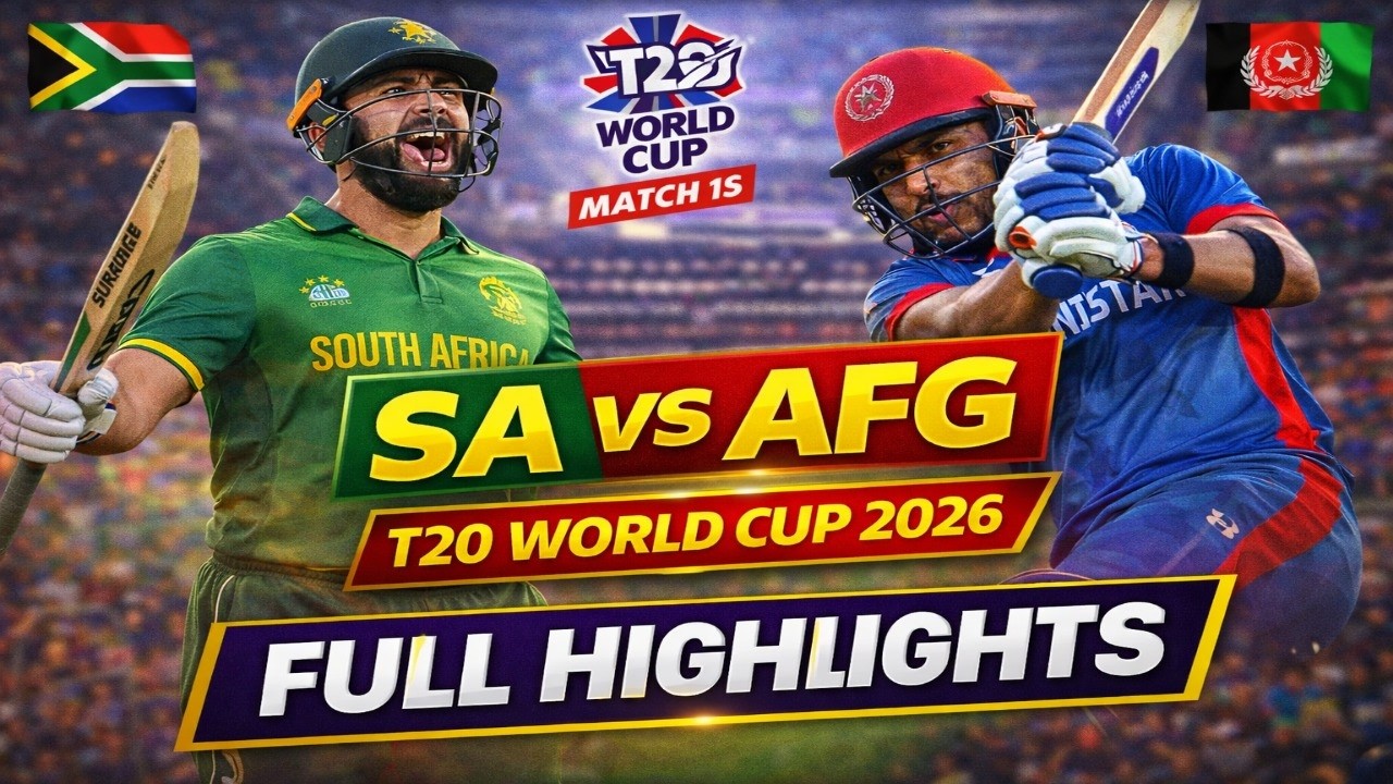Южная Африка против Афганистана | Полный обзор матча + лучшие моменты