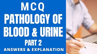 pathology of blood and urine mcq, mcqs on biochemistry and clinical pathology, biochemistry mcq