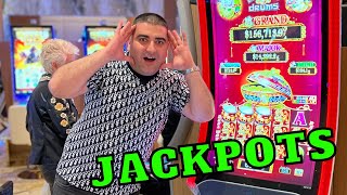 Winning JACKPOTS On High Limit Dancing Drums Slot screenshot 5