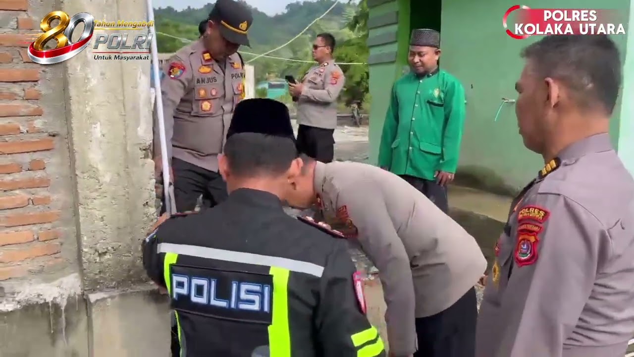 Polres Kolaka Utara Salurkan Bantuan Pompa Air dan Al-Qur'an untuk Ponpes As'adiyah Ngapa