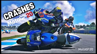 MotoGP 20 CRASHES Compilation #11 |  TV REPLAY PC GAME