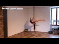 Tuto pole dance  le v