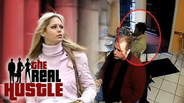 Pickpocketing Techniques: The Window Tap | The Real Hustle