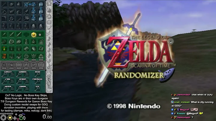 Ocarina of Time No Logic Randomizer (GDQ commentary practice)
