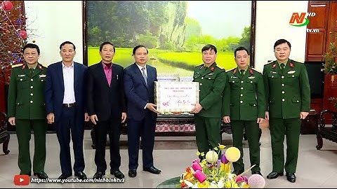 Các đồng chí lãnh đạo tỉnh đi thăm, tặng quà nhân dịp tết Tết Nguyên đán