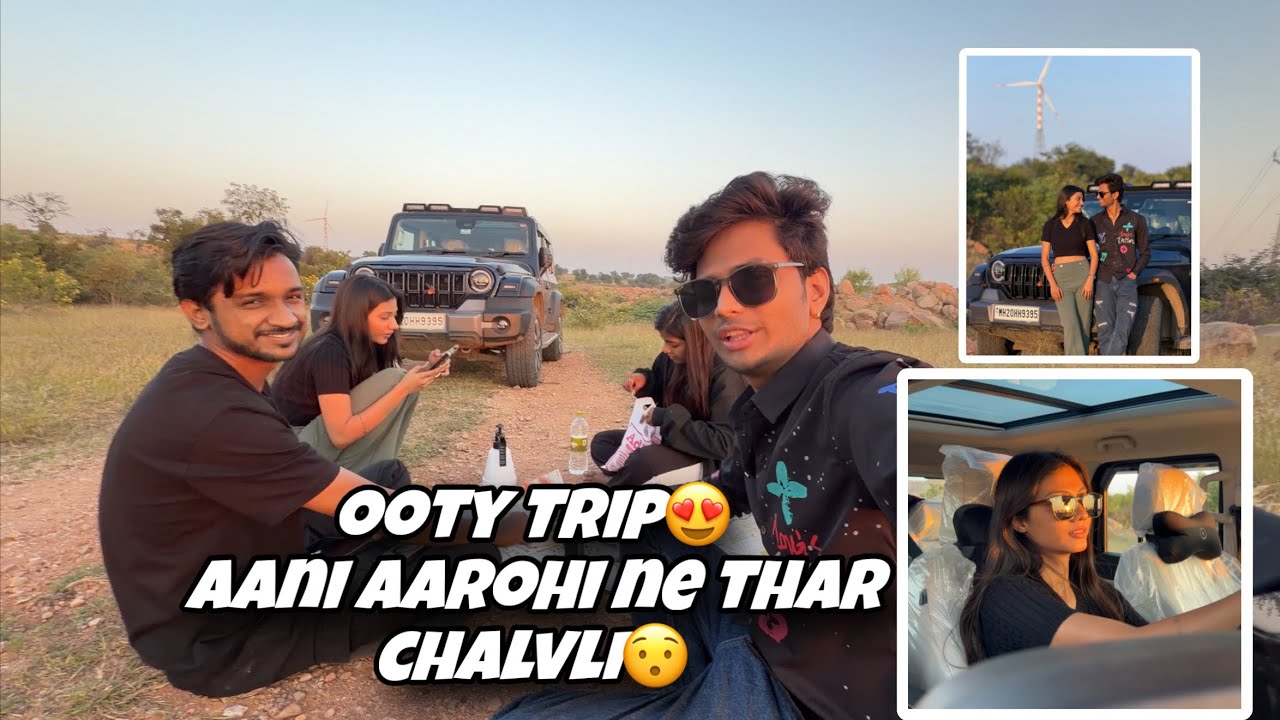 Ooty Trip Day 1 😍 Aarohi ne Thar chalvli 😯 aajcha mukkam zhopdi madhe 😳Hampi Karnataka