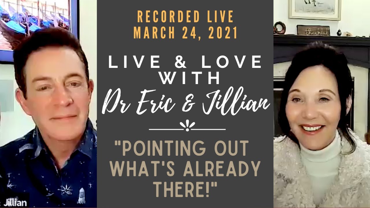 Weekly Live Conversation with Dr Eric  & Jillian - Special Program