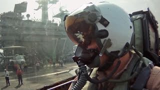 F/A-18Fスーパーホーネット・空母離着艦コックピット映像 - F/A-18F Super Hornet Take-off & Landing Cockpit View