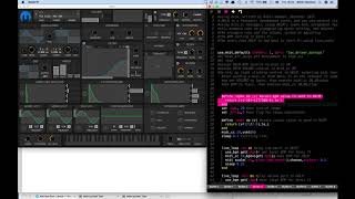 SonicPi3 and HELM synth