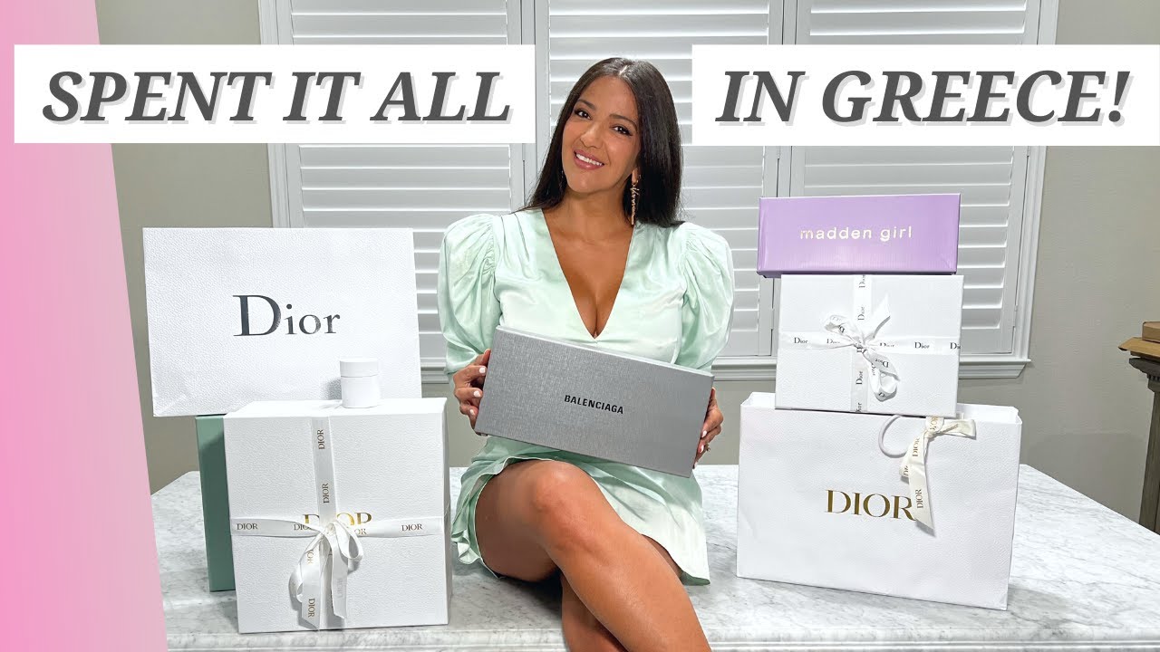 What I Bought in Greece! Luxury Haul, Dior Riviera & Cool Souvenirs 