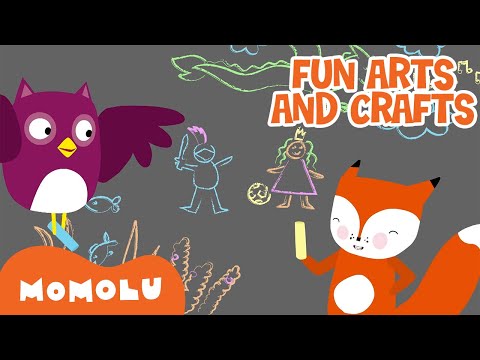 Momolu - 30+ Minutes of Arts & Crafts! 🎨🧵 | DIY | Compilation | Cartoons for Kids | @MomoluOfficial