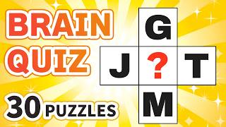 🍊Fun Brain Teaser Quiz for Seniors🍊Word Puzzle to Help Prevent Dementia｜Crossword Puzzle Game🧠