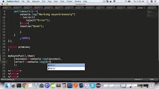 JavaScript ES6 :Promises Returning Values