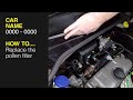 How to Replace the pollen filter on the Citroen C2 2003 to 2010