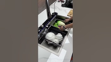 Bồn rửa chén 1 ngăn lớn 4 nút thông minh tiện nghi