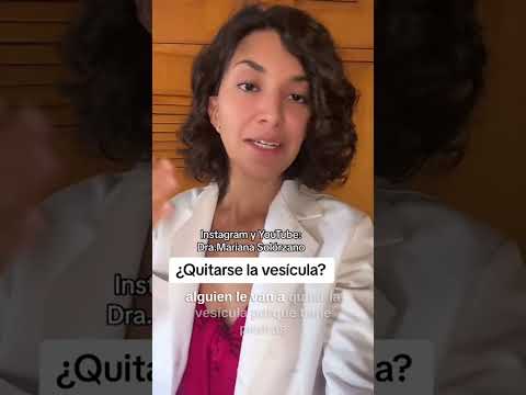 ¿Quitarse la VESÍCULA?