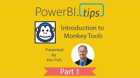 PowerBI.tips - Tutorial - Monkey Tool Introduction - Part 1
