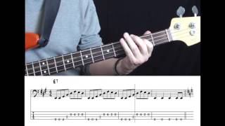 Roy Orbison - Pretty Woman (Bass cover with tabs in video) chords