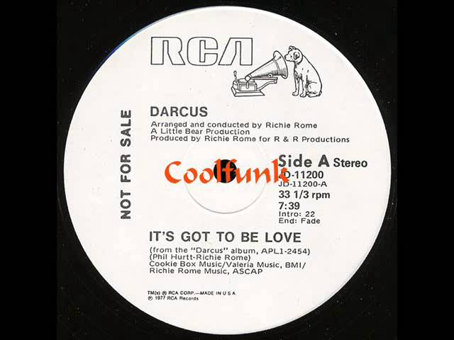 Darcus - It's Got To Be Love (12" Disco 1977)