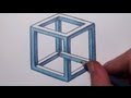 How To Draw an Impossible Cube - Optical Illusion