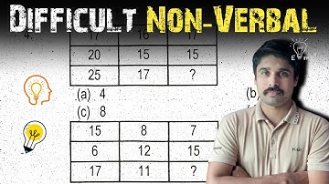 Non Verbal Reasong Questions | Non Verbal Intelligence Test