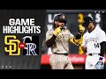 Padres vs Rockies Game Highlights 42324  MLB Highlights