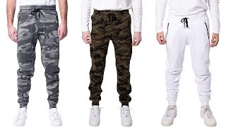 BROOKLYN ATHLETICS Men's Soft Fleece Jogger Sweatpants with Zipper Pockets screenshot 5