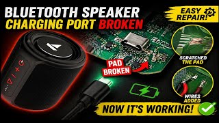  How to Fix Broken Charging Port Pad – Bluetooth Speaker Repair