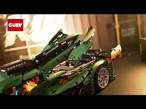 3986 деталей | На Радиоуправлении | Peugeot 9X8 24H Le Mans | Конструктор Technic | LERU 10716 | Совместим с л, видео 1