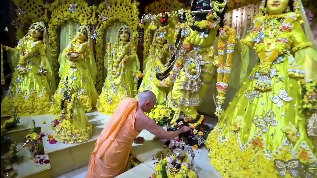 Behind Scene Preparation For Vasant Panchami 2020 ll [ at ISKCON MAYAPUR ]
