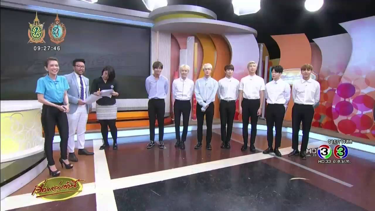 เรื่องเล่าเช้านี้ 7 หนุ่ม BTS ยกทัพเยือนครอบครัวบันเทิง ก่อนจัดเต็มใน '2016 BTS LIVE in Bangkok'