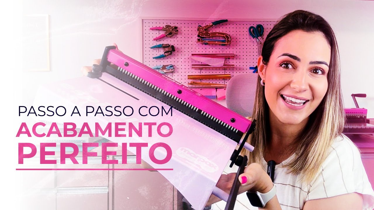 COMO USAR A ENCADERNADORA PARA CRIAR AGENDA ESPIRAL?