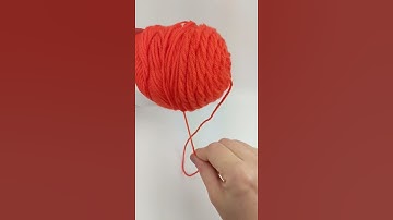 Hoe je garen gemakkelijk uit een streng trekt 🧶