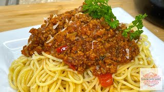 This Flavorful Meat Sauce and Spaghetti Recipe is a MUST try! | Flavorful Meat Sauce And Spaghetti