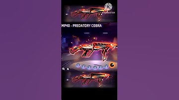 😍cobra mp40 now return EVO gun now Garena Free fire A1,A2,A3,A4,A5,A6, A7, A8, A9,A10.....