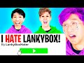 CRAZIEST LANKYBOX HATER VIDEOS! (ACCOUNTS DELETED, JUSTIN CRIES, & MORE!) *COMPILATION*