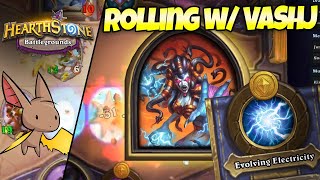 High Rolling AND Low Rolling w/ Lady Vashj | Firebat Hearthstone Battlegrounds