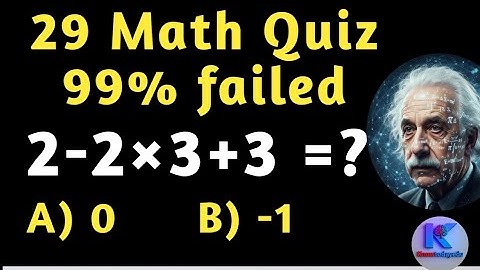Can You Pass This 29-Question Math Quiz?