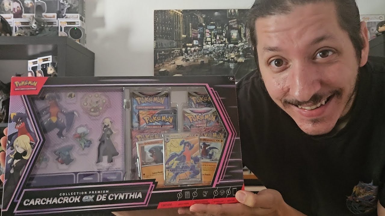 Le meilleur coffret Pokémon cette année ? Ouverture Carchacrok EX de Cynthia !