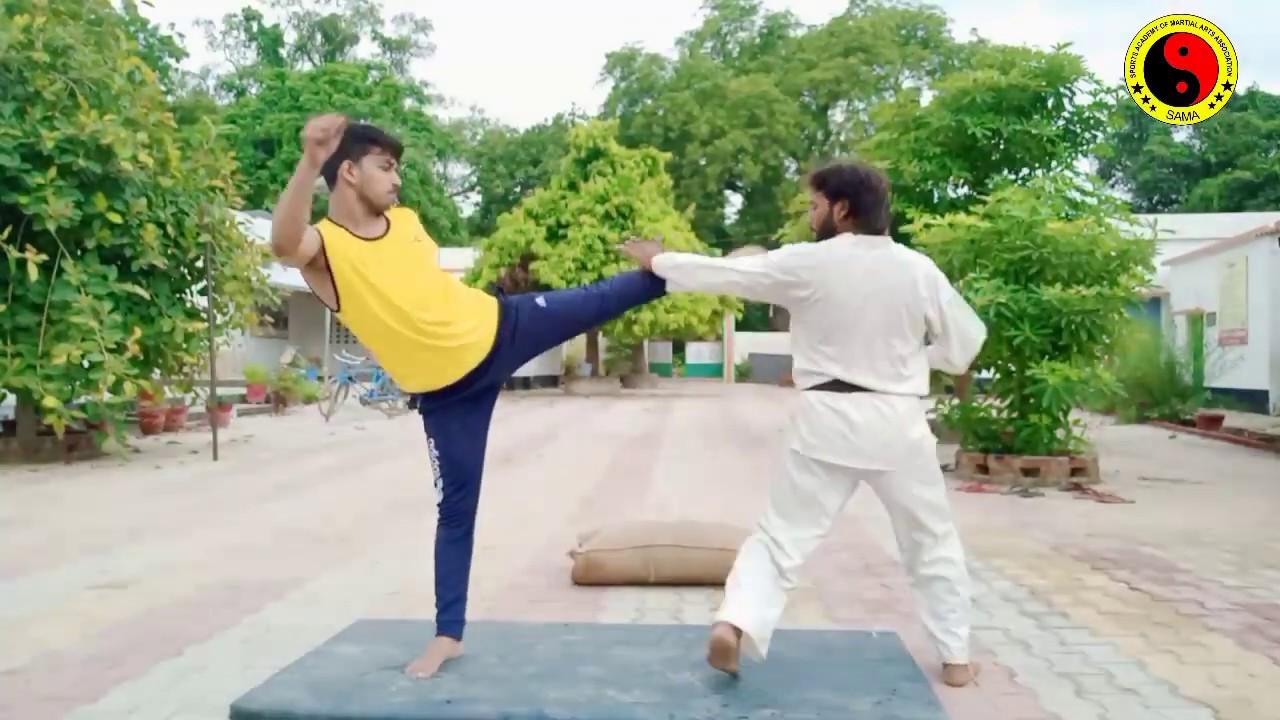 2nd class of martial art training India SAMA 2020 YouTube
