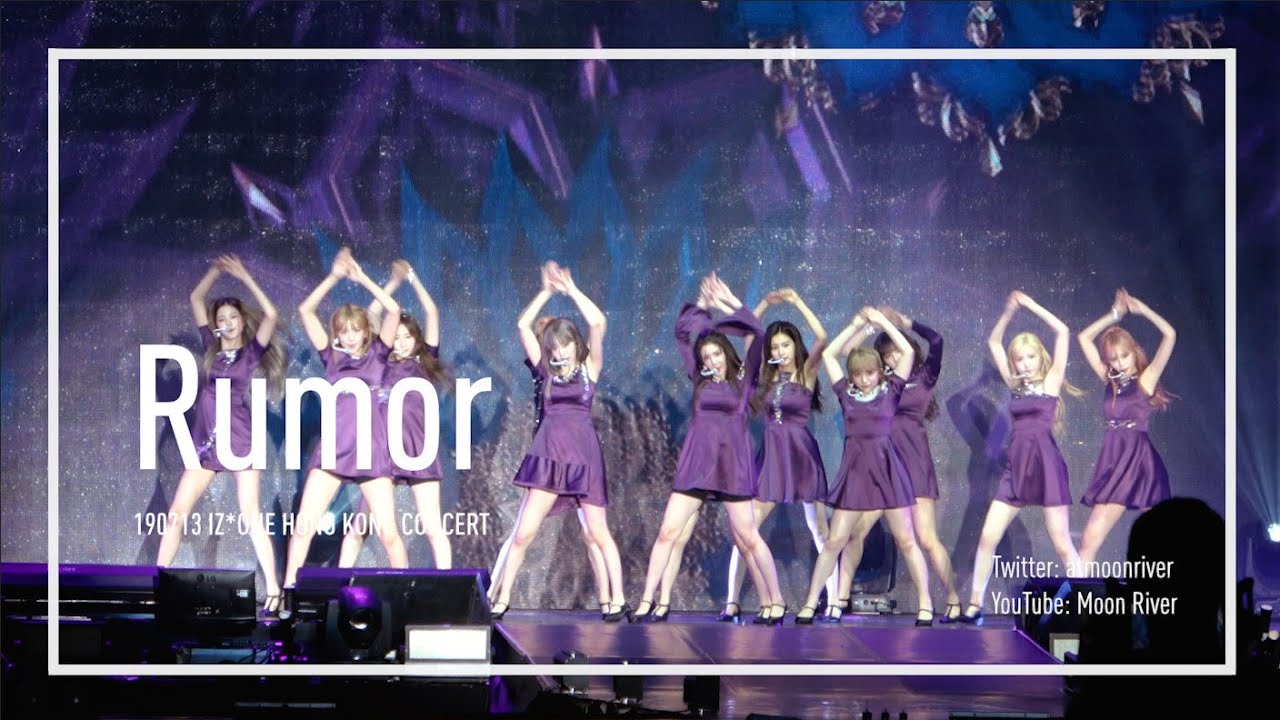 [4K] 190713 Rumor 아이즈원 직캠 Fancam @ IZ*ONE 1st Concert Eyes On Me in Hong Kong